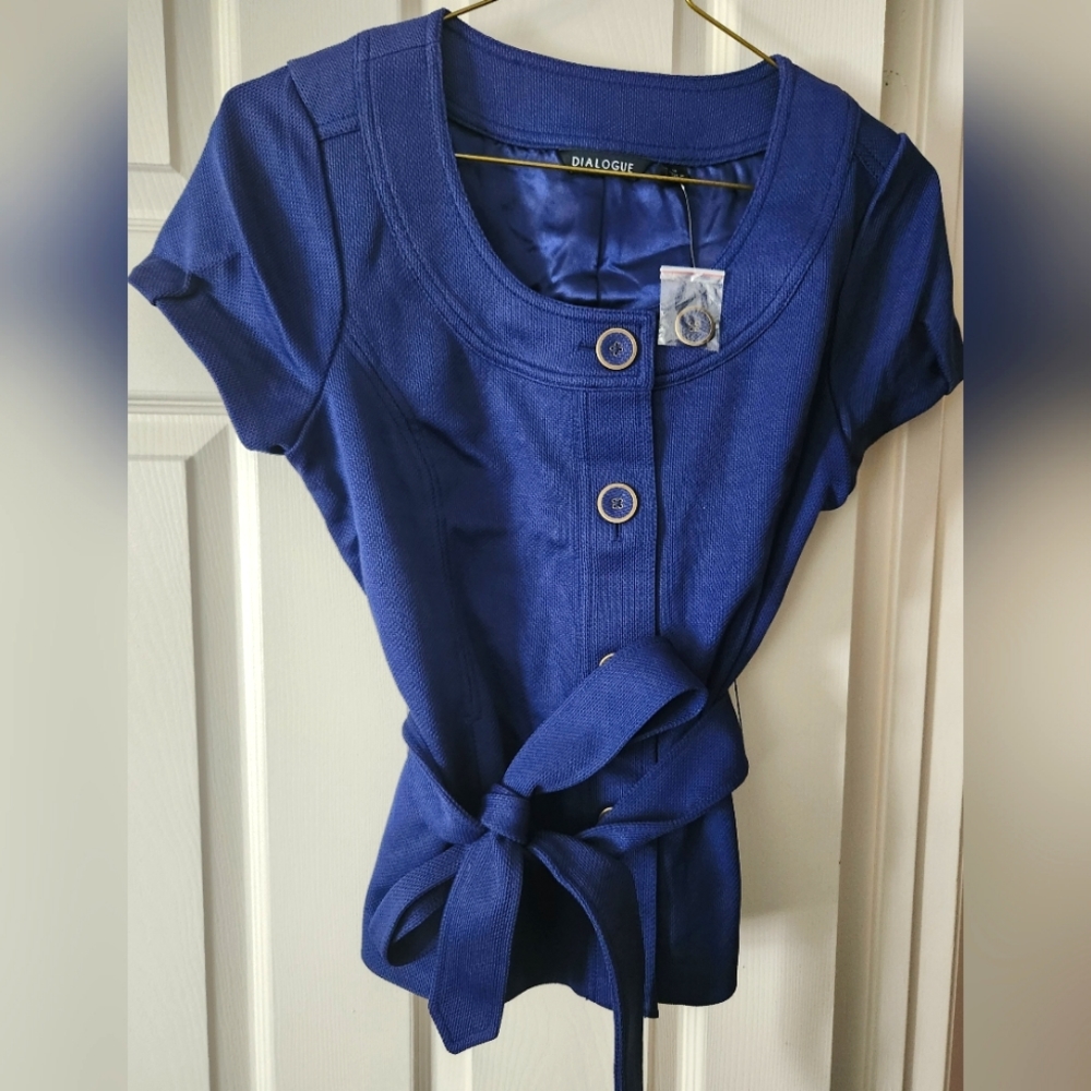 Dialoque/ Top/ size M/ blue